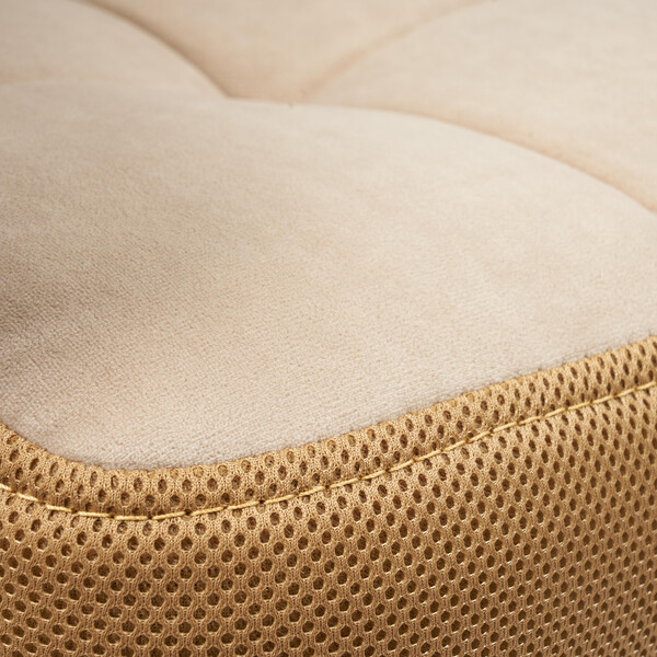 Кресло «Trendy» (флок/ткань, бежевый/бронза, 7/TW-21) фото № 6