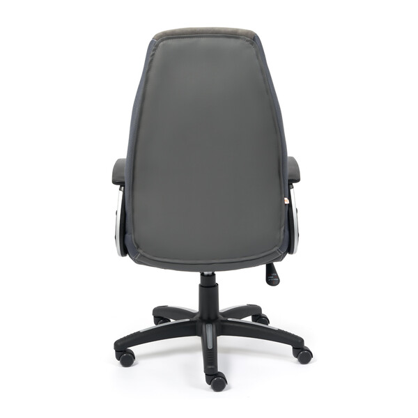 Кресло «Inter» (кож/зам/флок/ткань, серый/металлик, C-36/29/TW-12) фото № 5