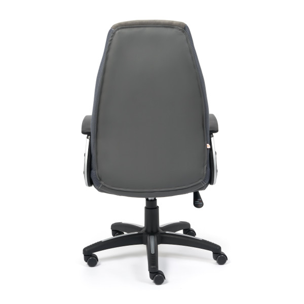 Кресло «Inter» (кож/зам/флок/ткань, серый/металлик, C-36/29/TW-12) фото № 5