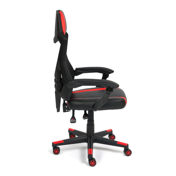 Кресло компьютерное «iRock» (кож/зам, черный/красный) фото № 3