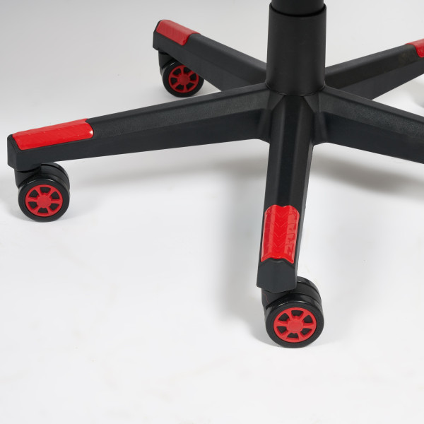 Кресло компьютерное «iRock» (кож/зам, черный/красный) фото № 10