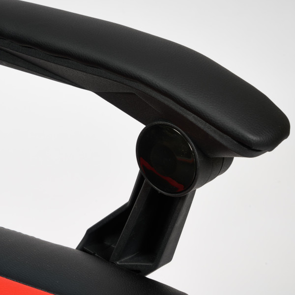 Кресло компьютерное «iRock» (кож/зам, черный/красный) фото № 21