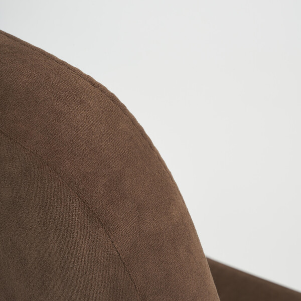 Кресло LEADER (флок, коричневый, 6) фото № 8