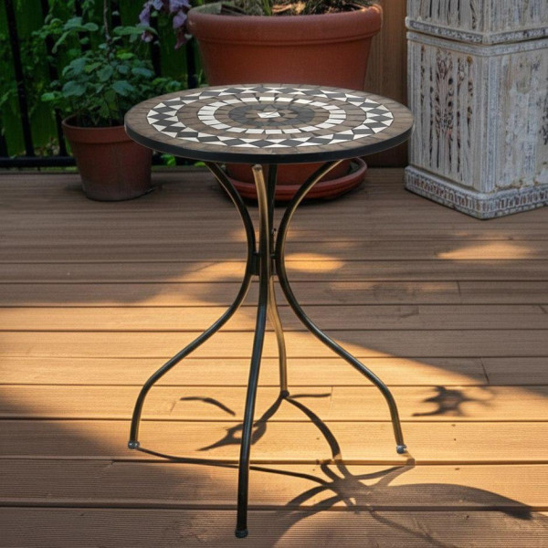 Стол Secret de Maison «Romeo» (mod. PL08-7451RV) (черный /плитка "калейдоскоп") фото № 4