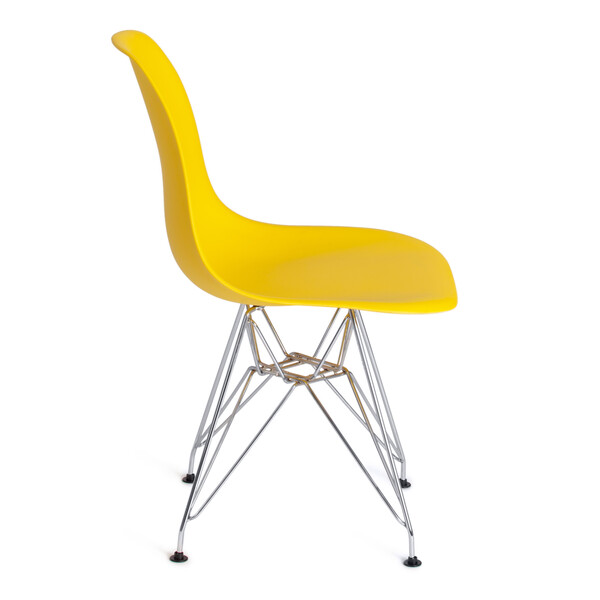 Стул Cindy Iron Chair Eames/Синди Айрон Чаир Имс (мод. 002) металл, пластик, 51х46х82,5, желтый фото № 2