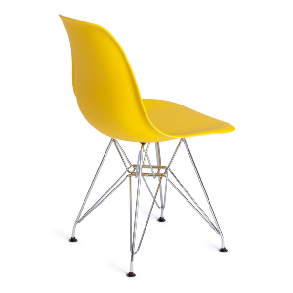 Стул Cindy Iron Chair Eames/Синди Айрон Чаир Имс (мод. 002) металл, пластик, 51х46х82,5, желтый фото № 3