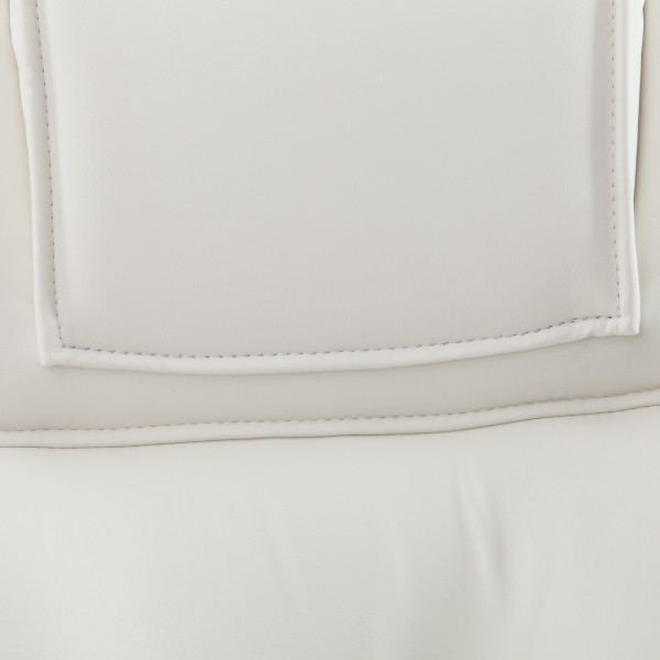 Кресло BERGAMO (крестовина хром, белый) фото № 7