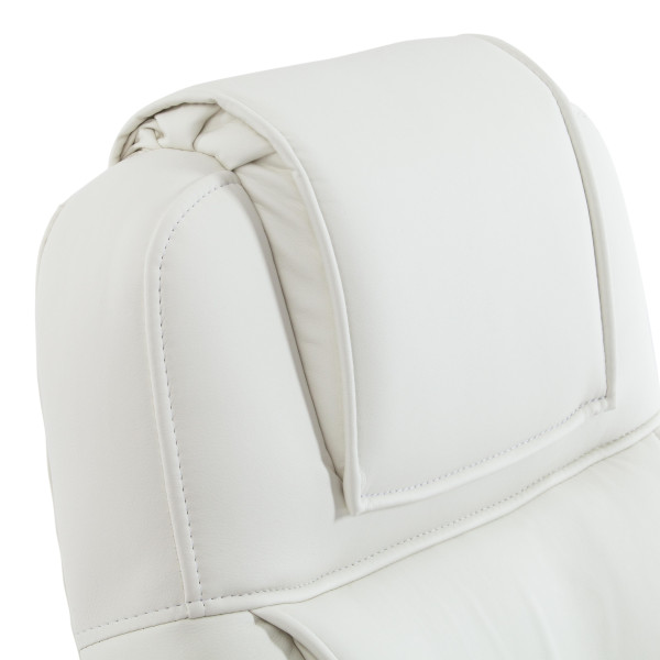 Кресло BERGAMO (крестовина хром, белый) фото № 11