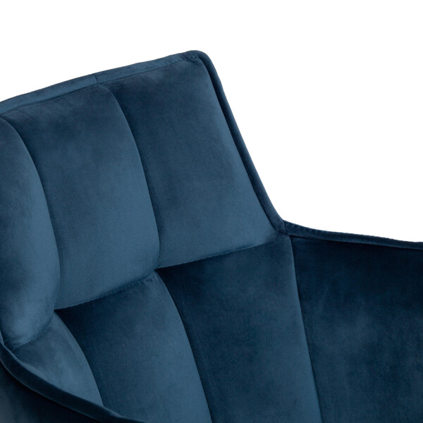 Кресло SASKIA (mod. 8283) (синий (G062-48)/черный) фото № 7