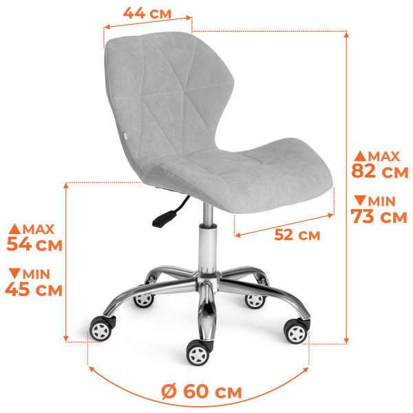 Кресло SELFI (флок, олива, 23) фото № 12