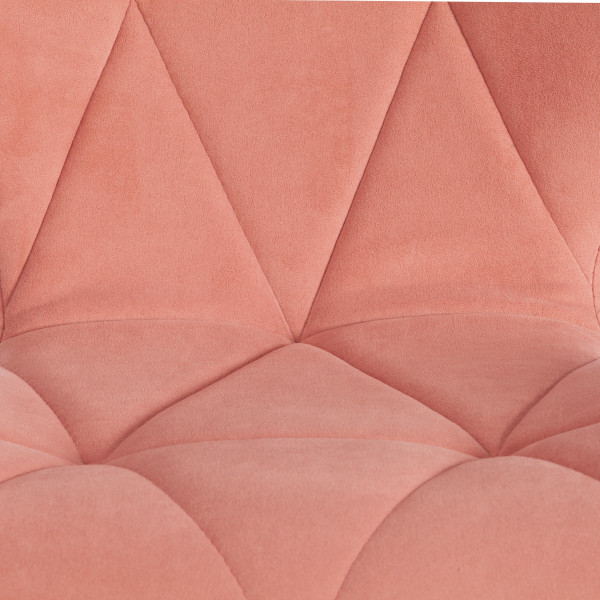 Кресло SELFI (флок, розовый, 137) фото № 7