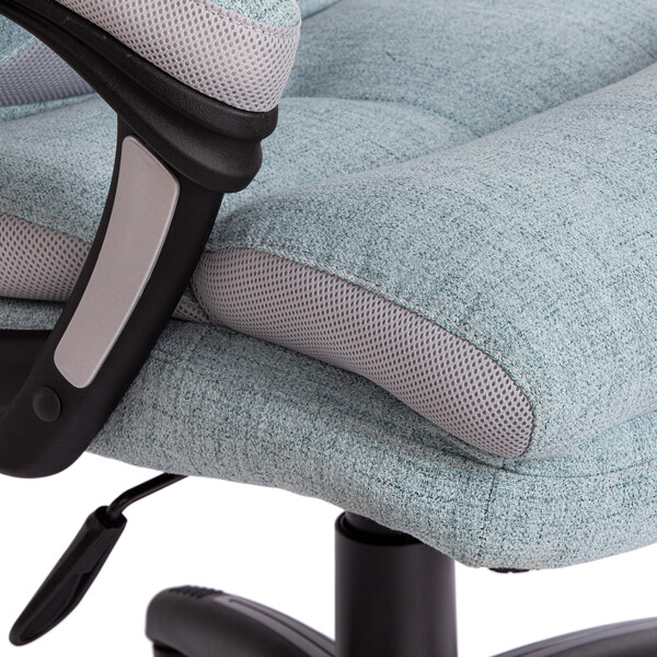 Кресло DUKE (ткань, голубой, фостер 15/14) фото № 10