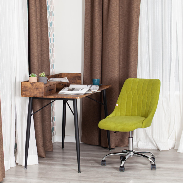 Кресло SWAN (флок, олива, 23) фото № 11