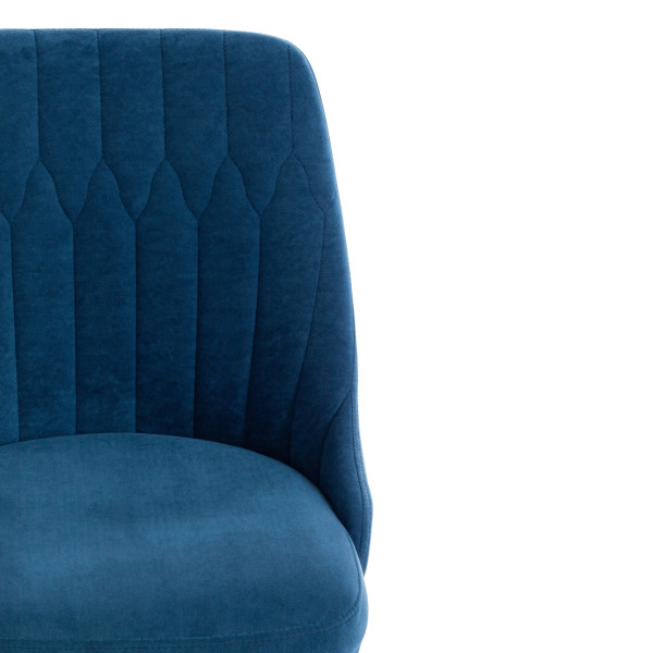 Кресло SWAN (флок, синий, 32) фото № 6