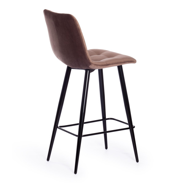 Стул полубарный CHILLY (mod. 7095пб ) (коричневый barkhat 11/черный) фото № 3