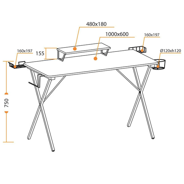 Стол Gd-06/Гд-06 черный фото № 13