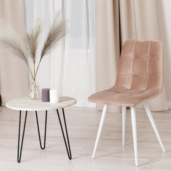 Стул CHILLY (mod. 7095) (бежевый barkhat 5/белый) фото № 10