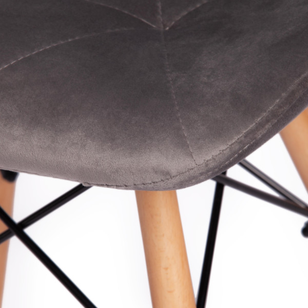 Стул STUTTGART (mod. 74) (серый (HLR 24)/натуральный) фото № 9