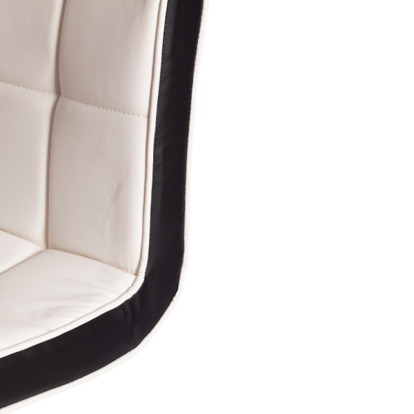 Стул барный BARBER (mod. KY711D) (белый/черный/хром) фото № 7