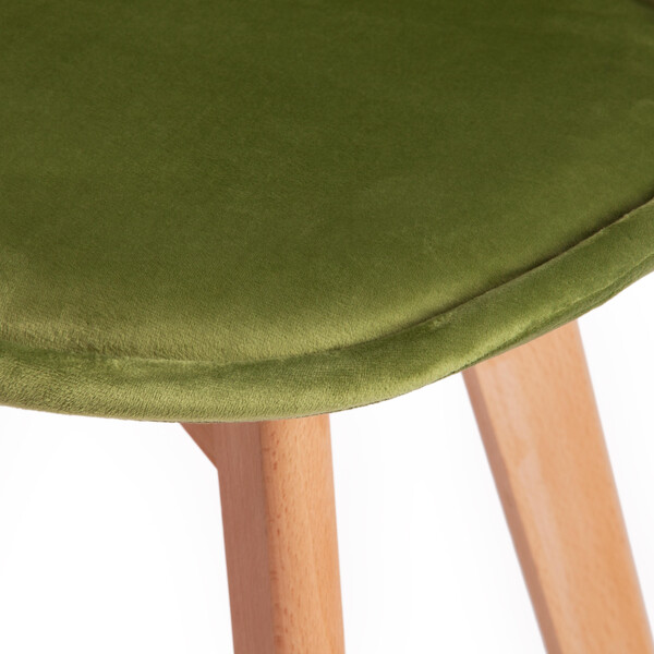 Стул Secret De Maison TULIP SOFT (mod. 74) (зеленый (HLR 54)/натуральный) фото № 7