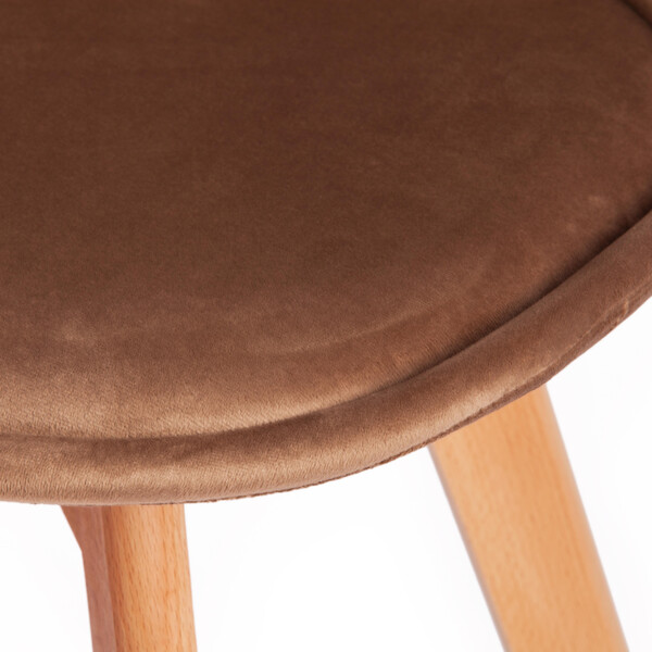 Стул Secret De Maison TULIP SOFT (mod. 74) (коричневый (HLR11)/натуральный) фото № 7