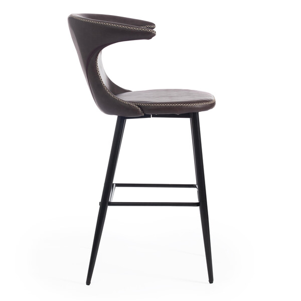 Стул барный FLAIR BAR (mod. 9018) (коричневый 1/черный) фото № 2