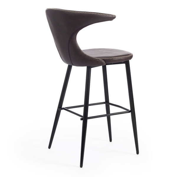Стул барный FLAIR BAR (mod. 9018) (коричневый 1/черный) фото № 3
