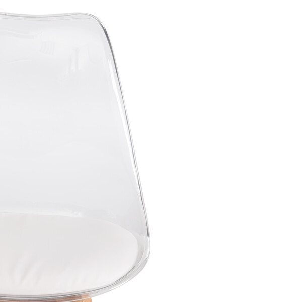 Стул Secret De Maison TULIP (mod. 73) (прозрачный/Transparent, подушка белая/Cushion whit) фото № 6
