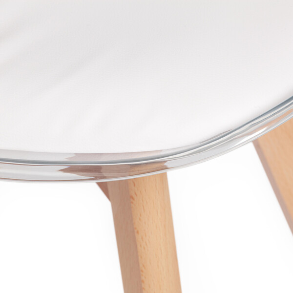 Стул Secret De Maison TULIP (mod. 73) (прозрачный/Transparent, подушка белая/Cushion whit) фото № 7