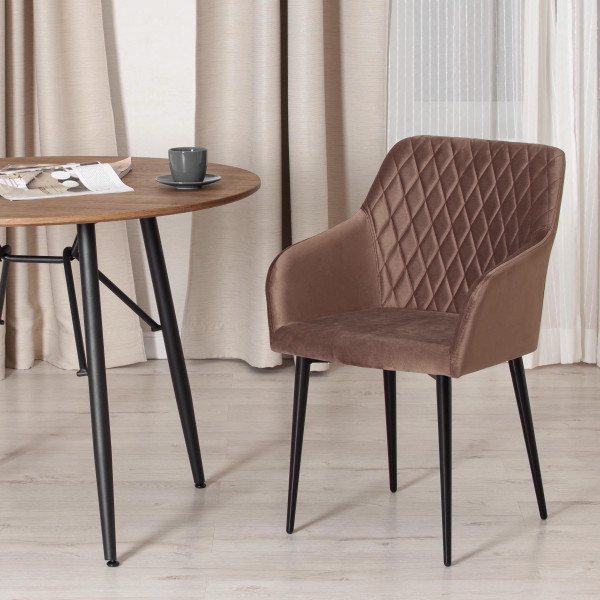 Кресло BREMO (mod. 708) (коричневый barkhat 12/черный) фото № 11