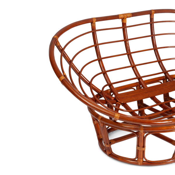 Кресло "MAMASAN" 23/02 W /с подушкой/ Cognac (коньяк) фото № 7