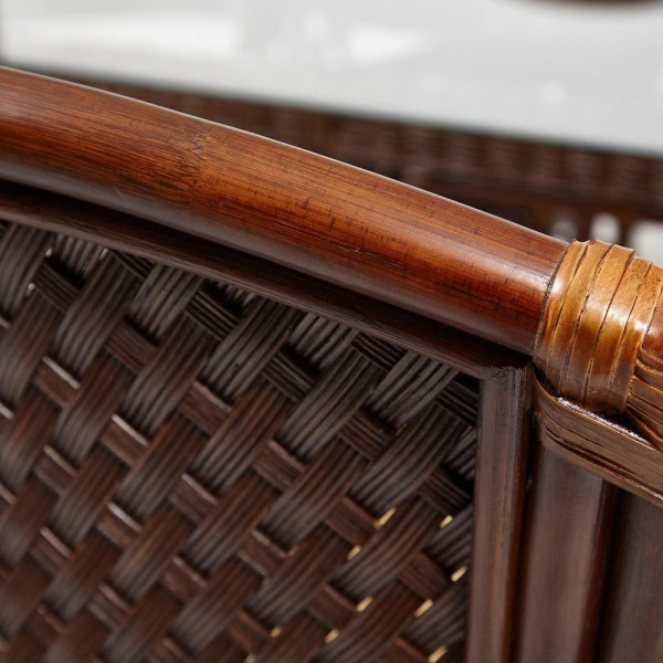 Комплект обеденный «Андреа Гранд» (Grand Andrea) натуральный ротанг (Pecan washed) фото № 16