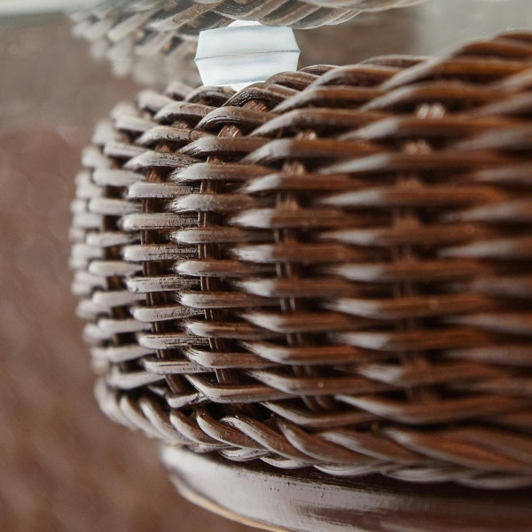 Комплект обеденный «Андреа Гранд» (Grand Andrea) натуральный ротанг (Pecan washed) фото № 19