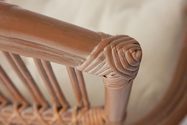 Кресло Secret de Maison Levy/Леву натуральный ротанг, 60х62х95см, натуральный/белый фото № 10