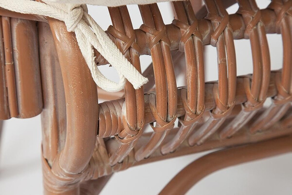 Кресло Secret de Maison Levy/Леву натуральный ротанг, 60х62х95см, натуральный/белый фото № 7