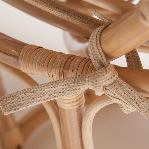 Кресло из ротанга «Папасан Эко P115-1/SP STD» (Papasan Eco) + Подушка (Natural (натуральный) фото № 7