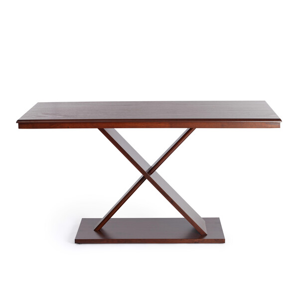 Стол Alvest/Алвест (мод. T-161) дерево гевея, МДФ, 150х90х76см, темный орех фото № 2