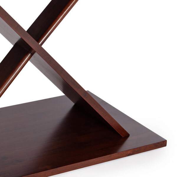 Стол Alvest/Алвест (мод. T-161) дерево гевея, МДФ, 150х90х76см, темный орех фото № 8