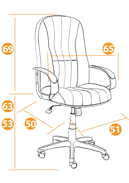 Кресло СН833 (ткань, синий, TW-10) фото № 14
