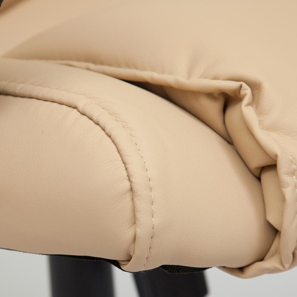 Кресло «Бергамо» (Bergamo) (Искусственная бежевая кожа) фото № 7