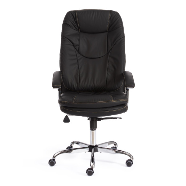 Кресло «Softy Lux» (Искусственная чёрная чёрная кожа) фото № 5