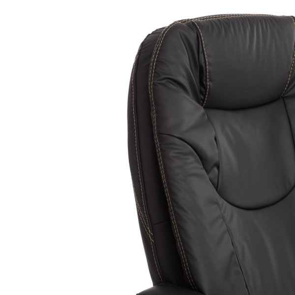 Кресло «Softy Lux» (Искусственная чёрная чёрная кожа) фото № 11