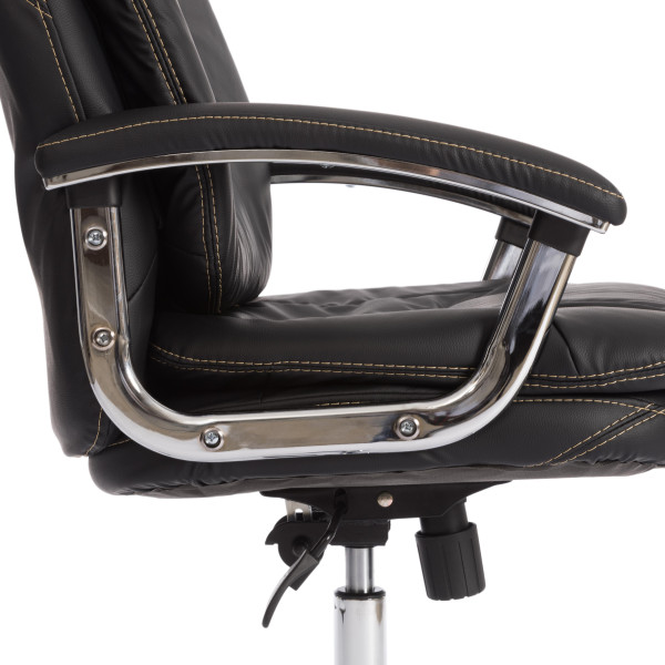 Кресло «Softy Lux» (Искусственная чёрная чёрная кожа) фото № 12