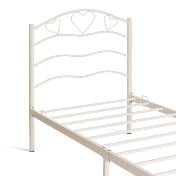 Кровать односпальная «Рокси» (Roxie) + основание (Белый (90 x 200см) фото № 7