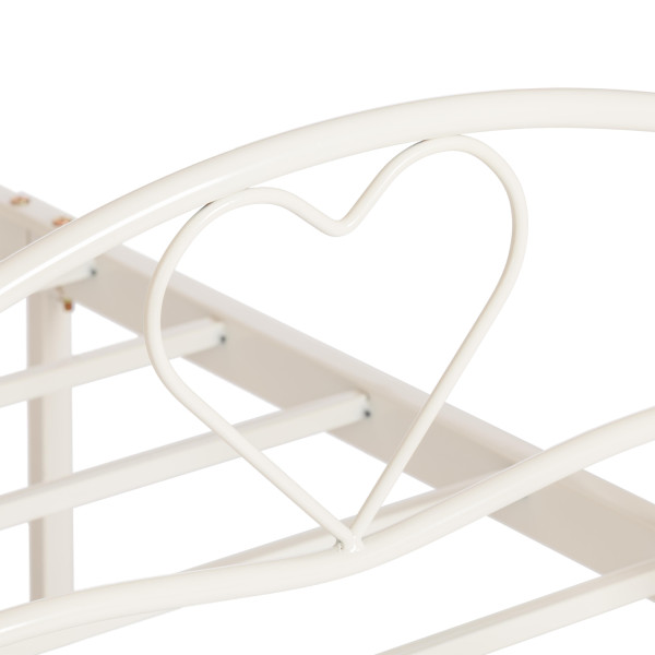 Кровать односпальная «Рокси» (Roxie) + основание (Белый (90 x 200см) фото № 12