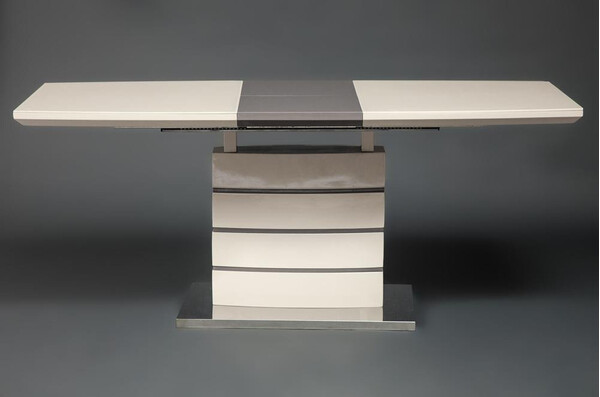 Стол раскладной «Wolf» (mod. 8053-2) (слоновая кость/латте, 120/160x80x76см) фото № 10