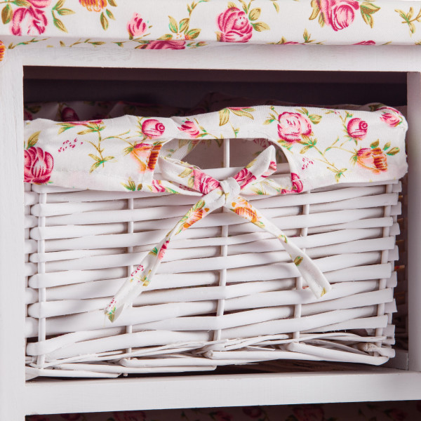 Гладильный комод с 3-я корзинами Secret De Maison CAMPANARD белый (Белый) фото № 8