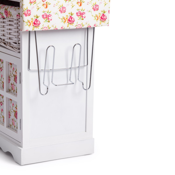 Гладильный комод с 3-я корзинами Secret De Maison CAMPANARD белый (Белый) фото № 9
