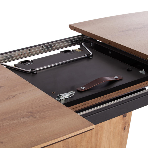 Стол FANCY Дуб артисан/Черный фото № 12