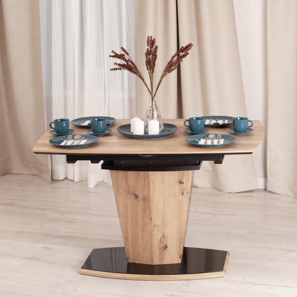 Стол FANCY Дуб артисан/Черный фото № 17